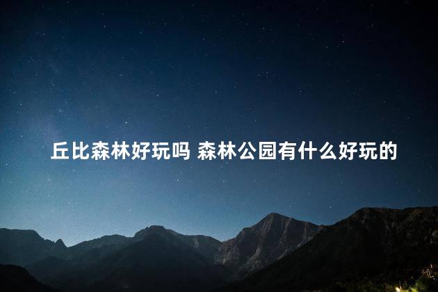 丘比森林好玩吗 森林公园有什么好玩的